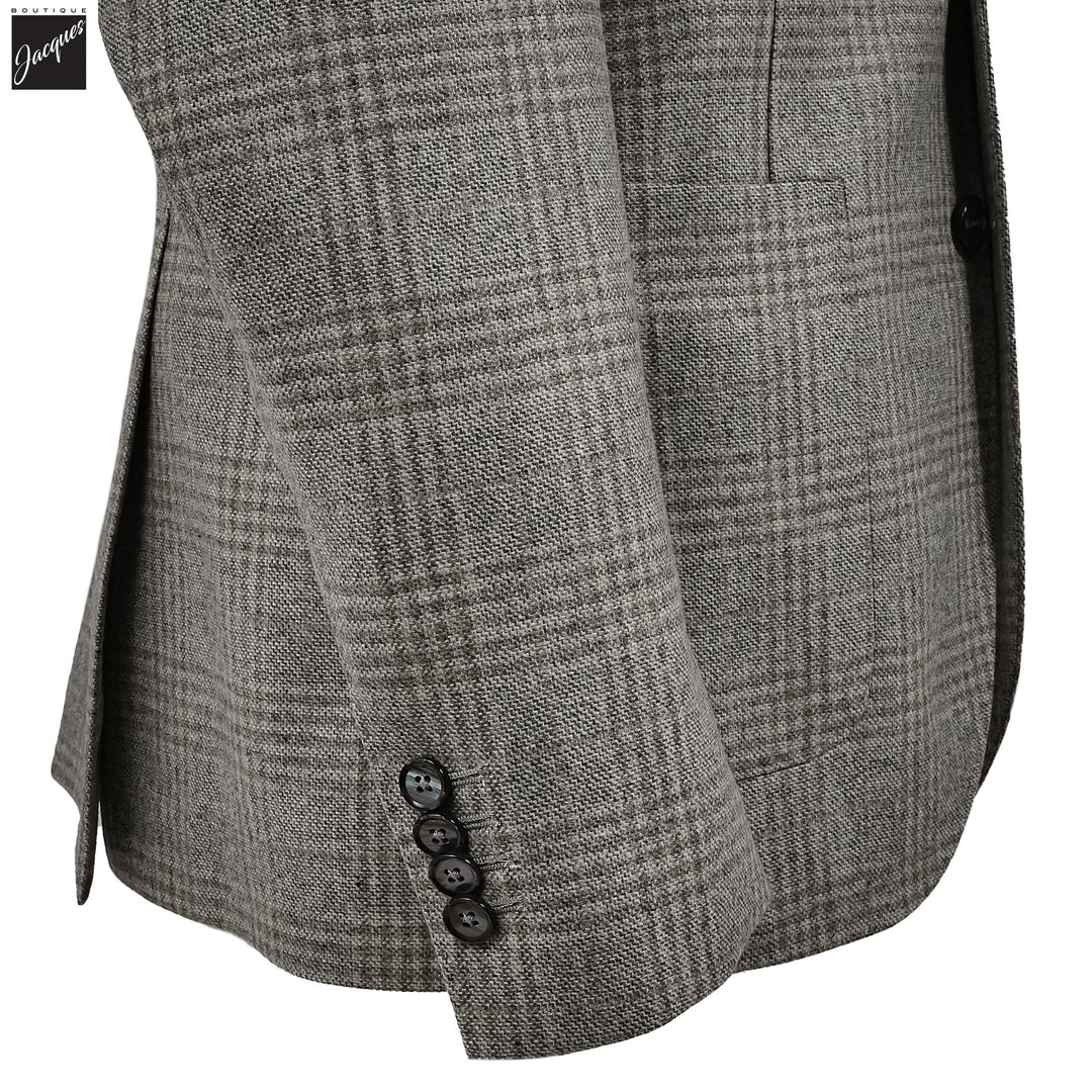 Gray Check Wool Unconstructed Contemporary Sport Jacket - L.B.M. 1911
