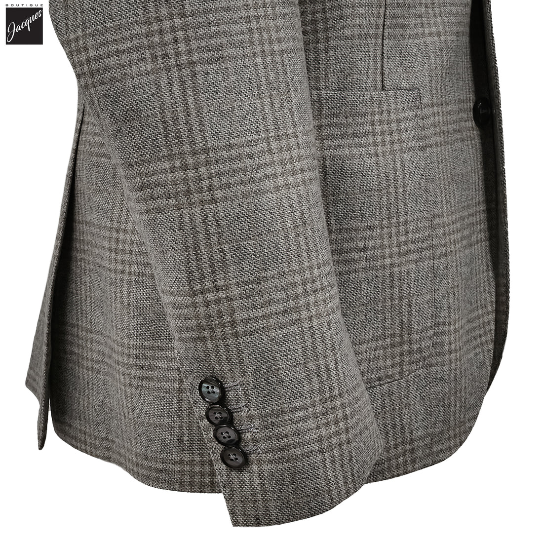 Gray Check Wool Unconstructed Contemporary Sport Jacket - L.B.M. 1911