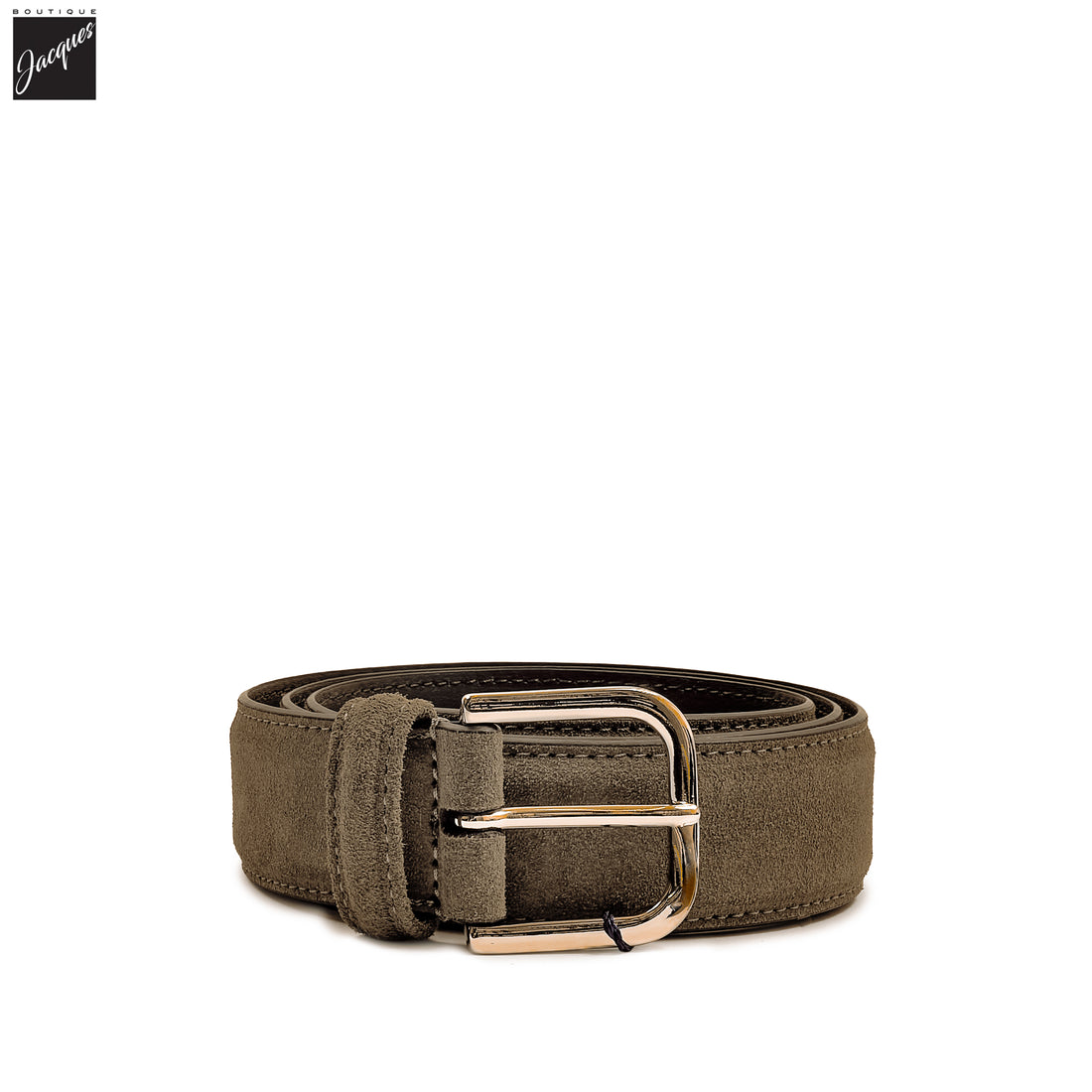 Taupe Suede Belt - Anderson's
