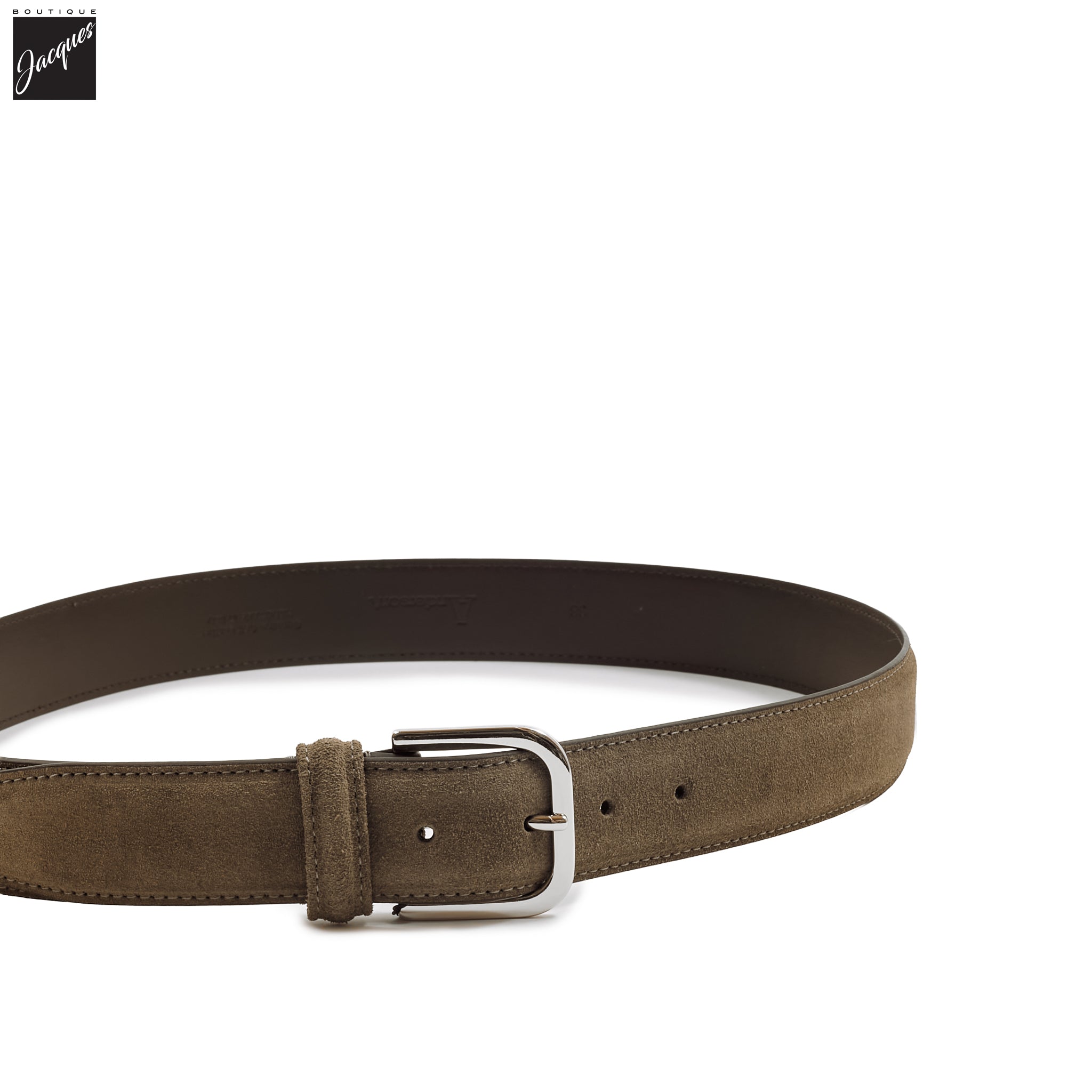 Taupe Suede Belt - Anderson's