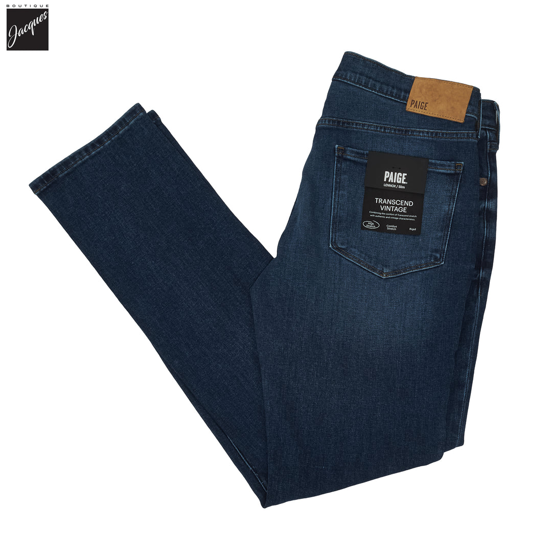 Lennox - Blaise - Mid Wash Slim Fit Vintage Transcend  Jeans - PAIGE