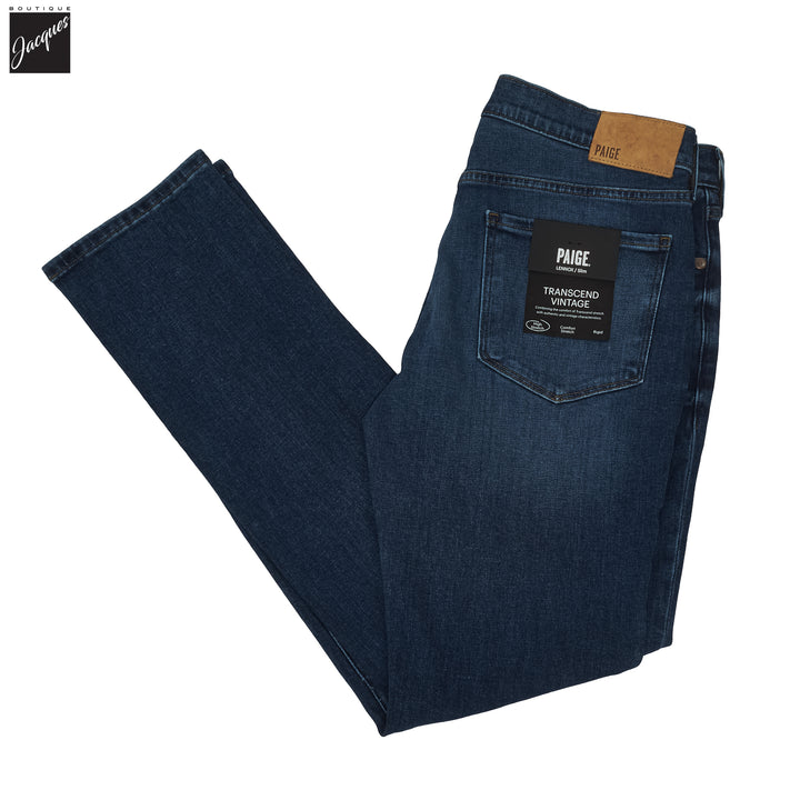 Lennox - Blaise - Mid Wash Slim Fit Vintage Transcend  Jeans - PAIGE