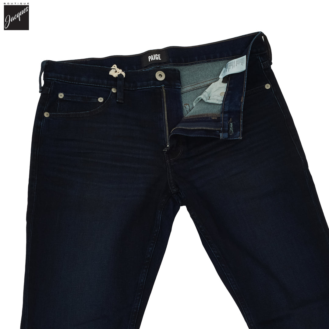 Lennox - Thayer - Dark Blue Wash Slim Fit Vintage Transcend  Jeans - PAIGE