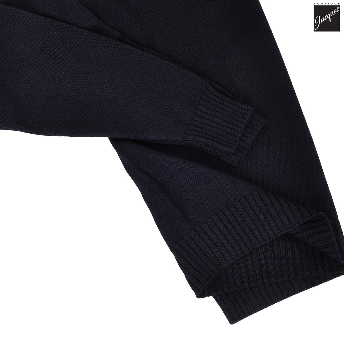 Navy Extrafine Wool Crewneck Sweater - FILIPPO DE LAURENTIIS