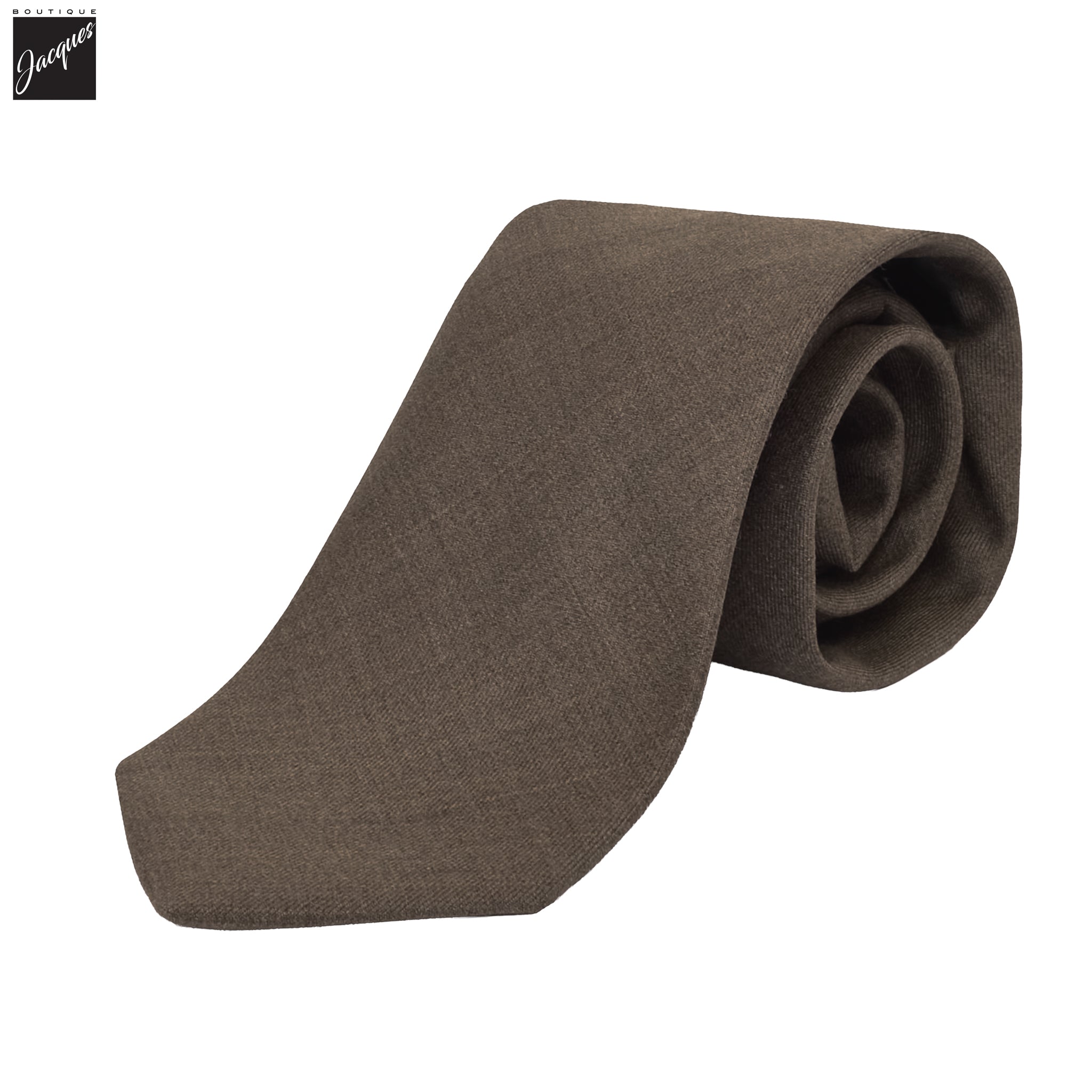 Brown Reda Wool Tie - DION