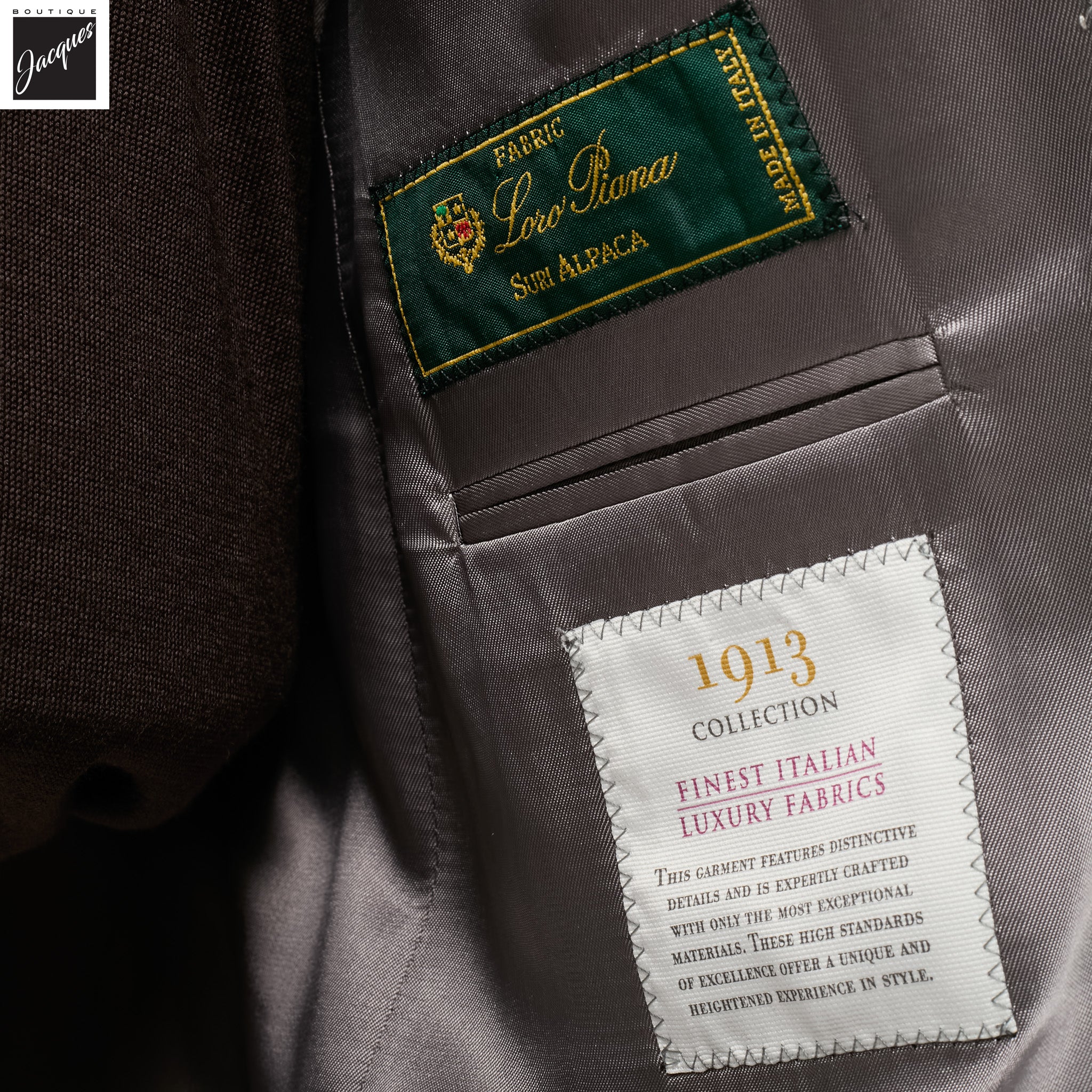 Gray Check McAllen Contemporary Fit Alpaca-Wool Sport Jacket - Jack Victor 1913