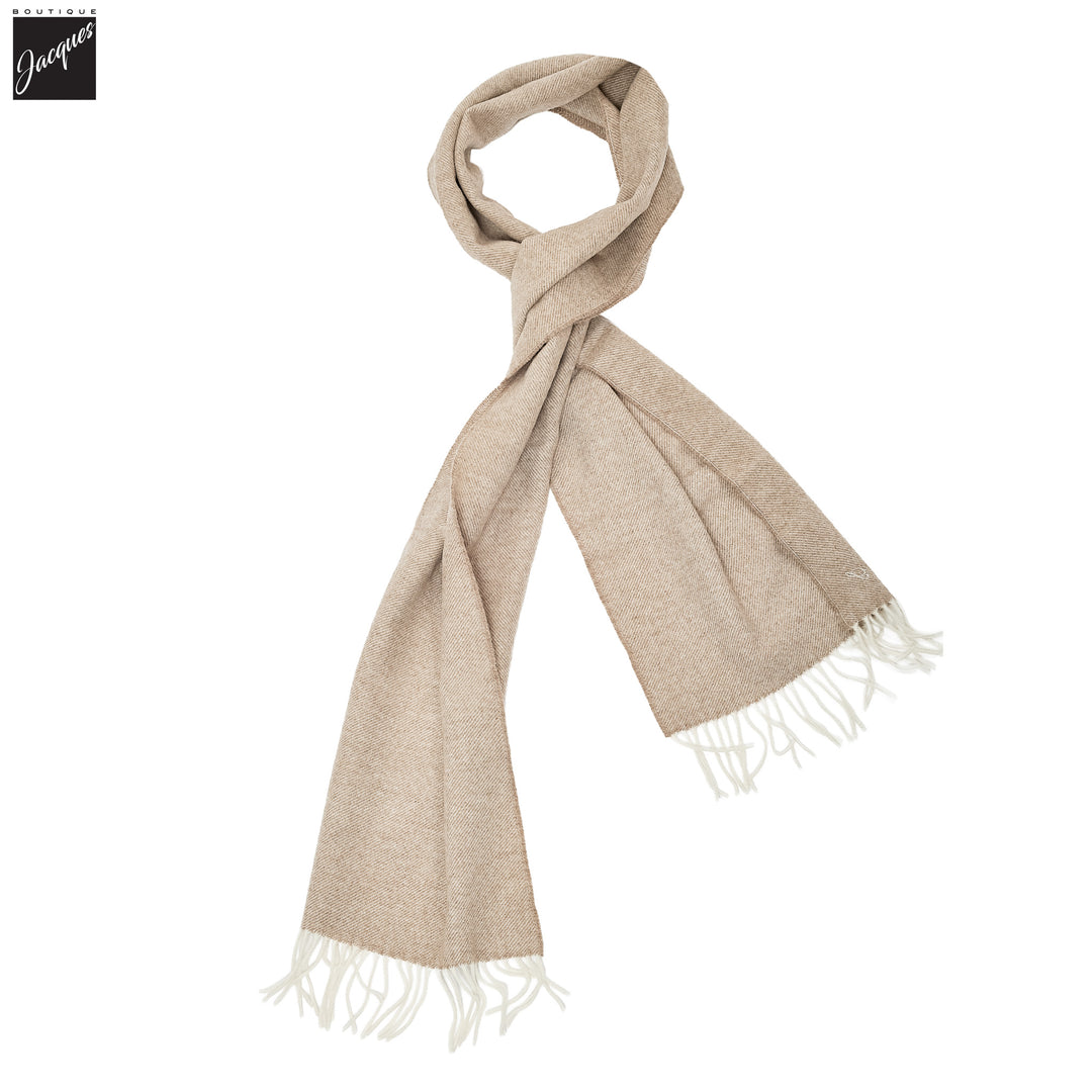 Sand Solid Wool Scarf - Stenströms