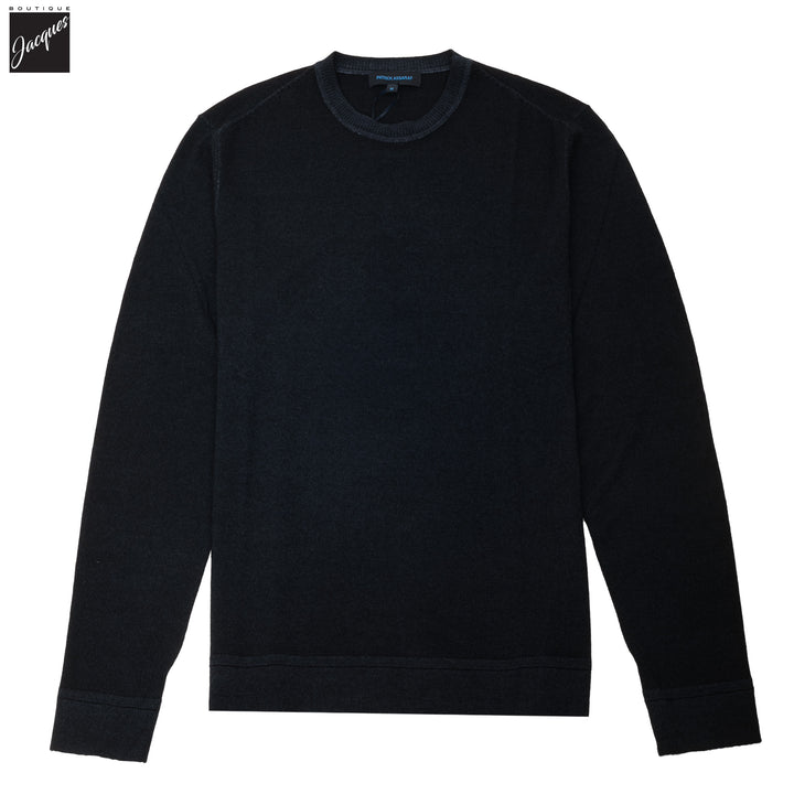 Mammoth Blue Vintage Wash Extra-Fine Merino Sweater - Patrick Assaraf