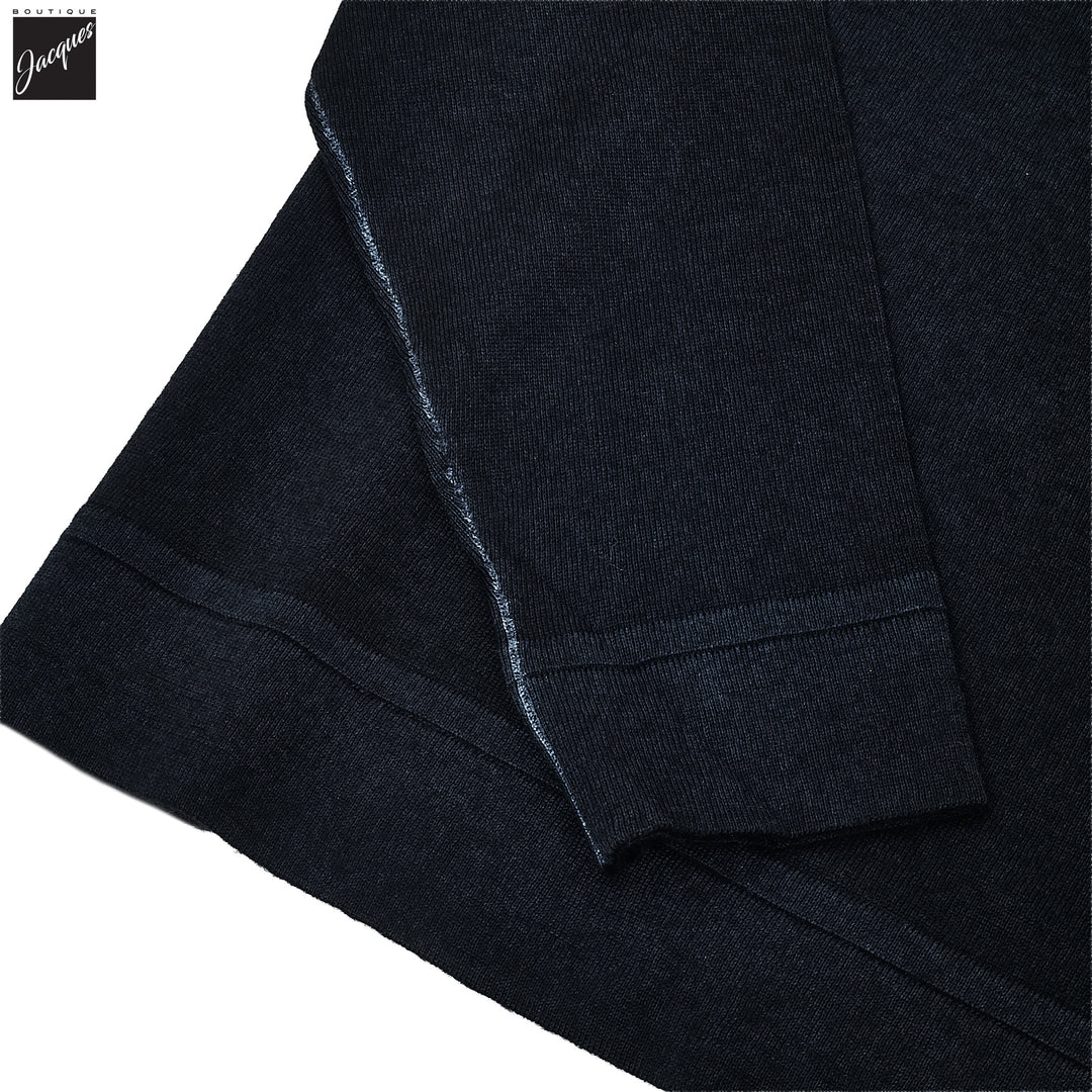 Mammoth Blue Vintage Wash Extra-Fine Merino Sweater - Patrick Assaraf