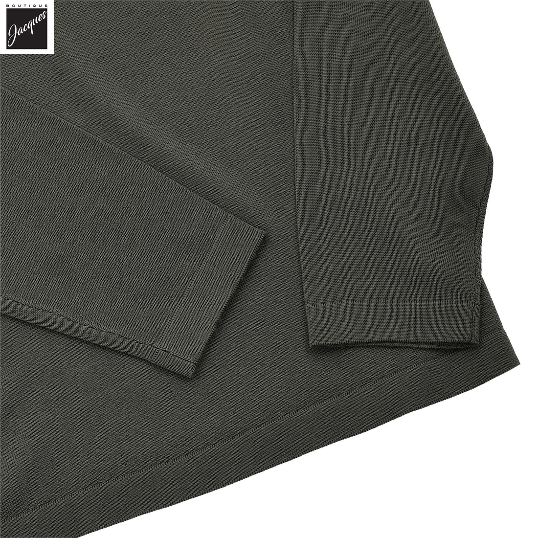 Rosemary Green Extra-Fine Merino Crew Neck Sweater - Patrick Assaraf