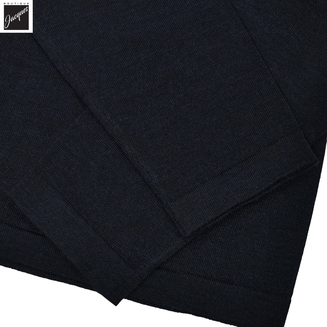 Mammoth Blue Extra-Fine Merino Quarter-Zip Mock Neck Sweater - Patrick Assaraf