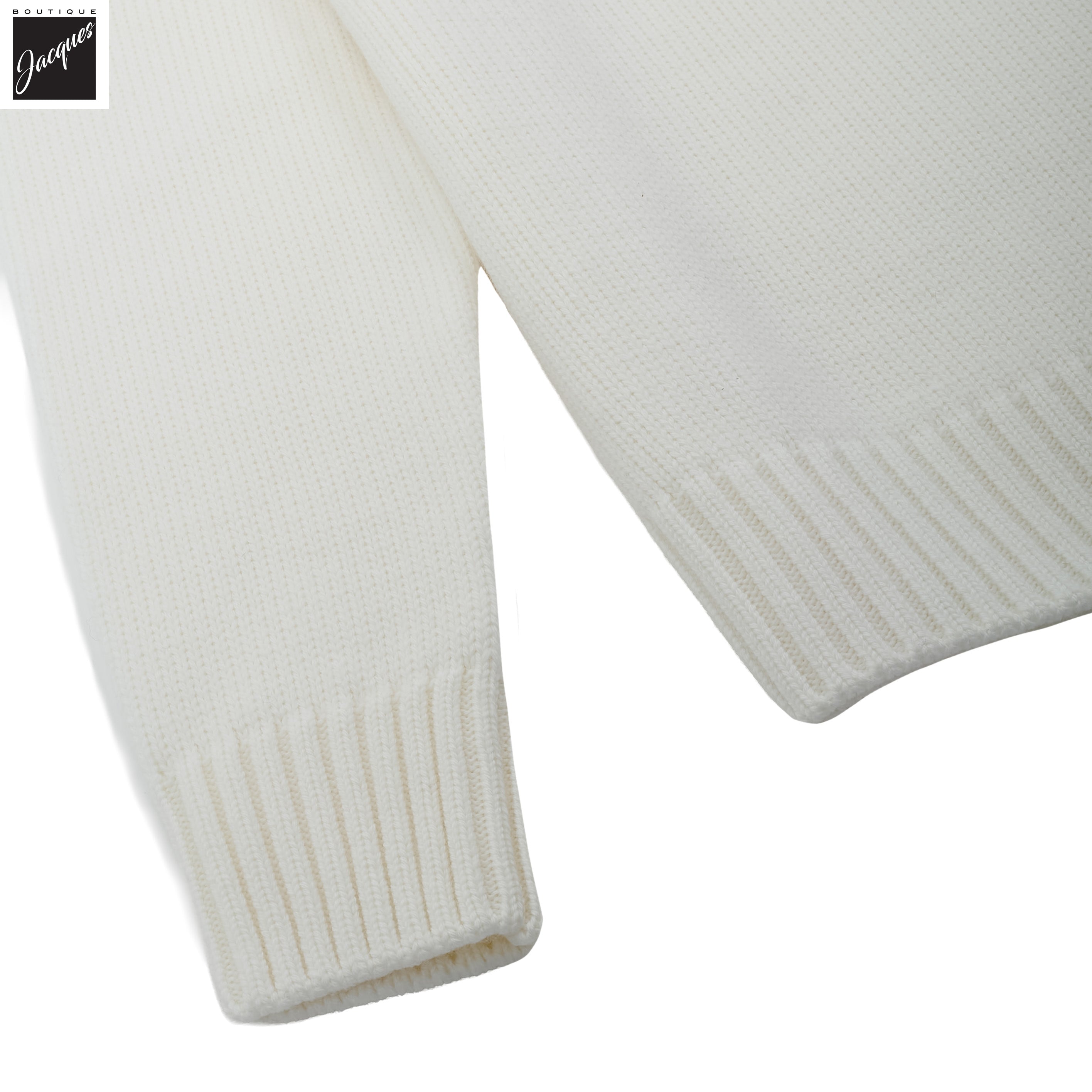 Ivory Wool Turtleneck Sweater - ELEVENTY