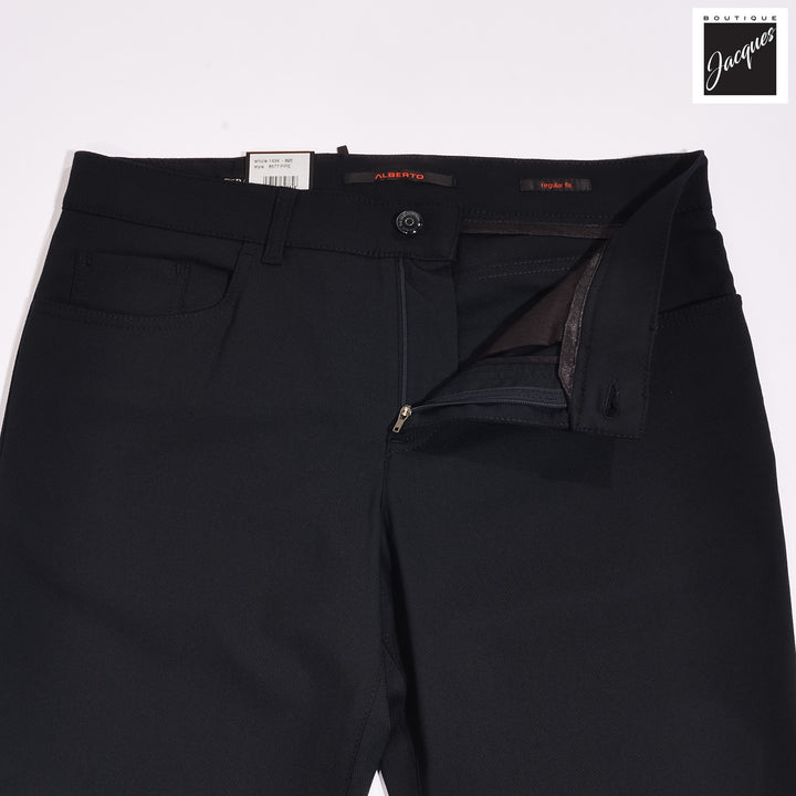 Blue Structure Ceramica Pipe Five Pocket Pants - ALBERTO