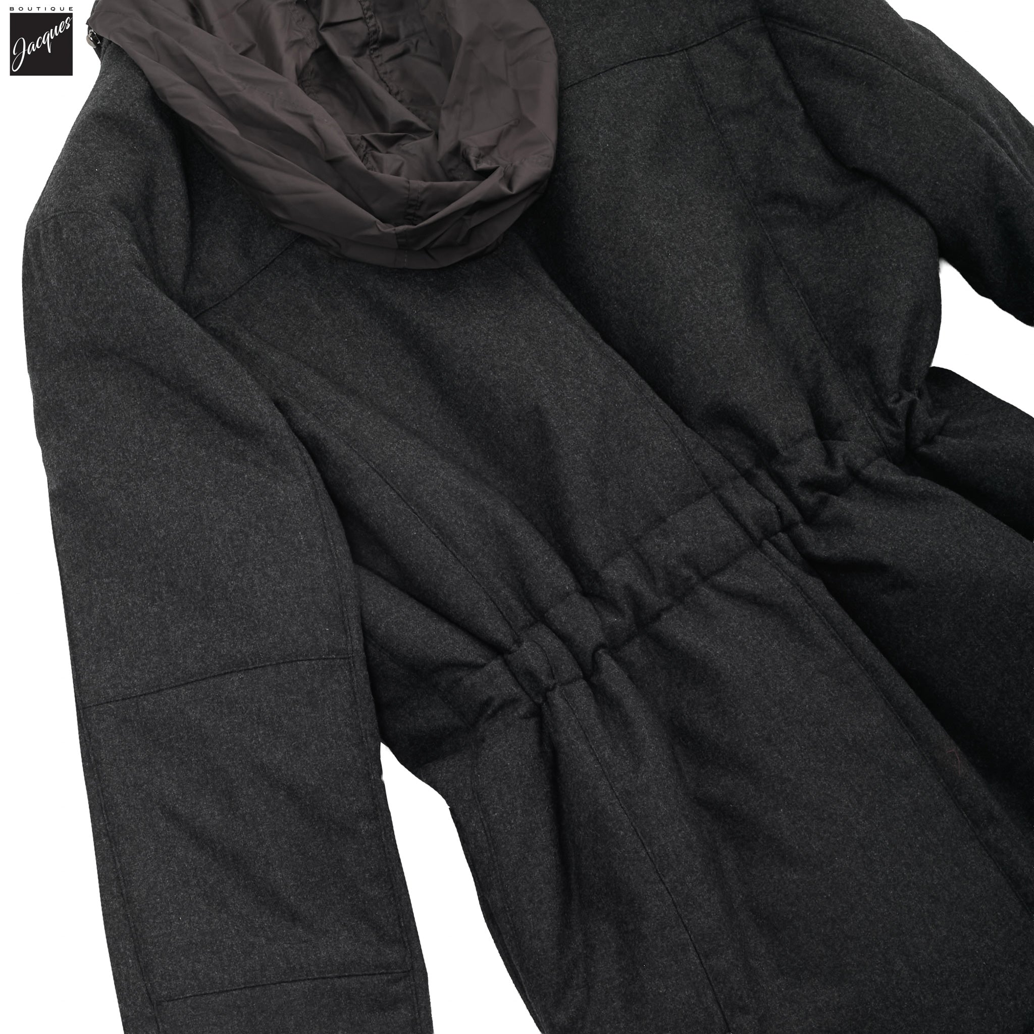 Gray Technical Cashmere Car Coat - Corneliani