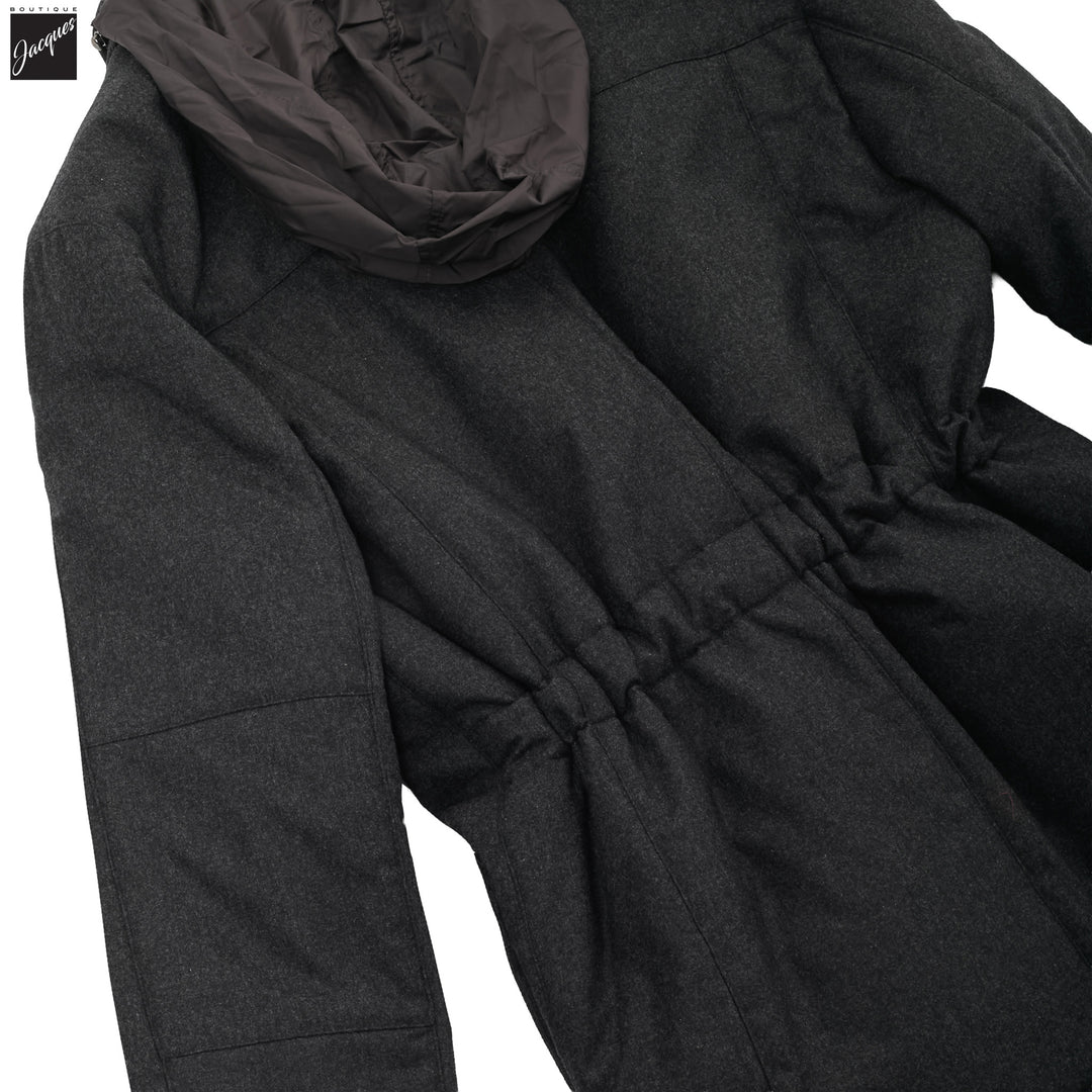 Gray Technical Cashmere Car Coat - Corneliani