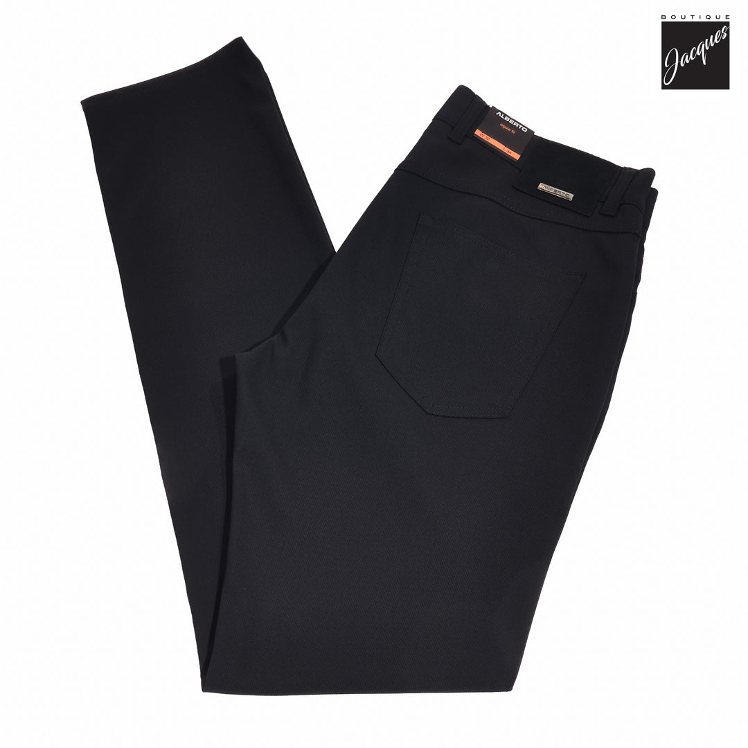 Blue Structure Ceramica Pipe Five Pocket Pants - ALBERTO