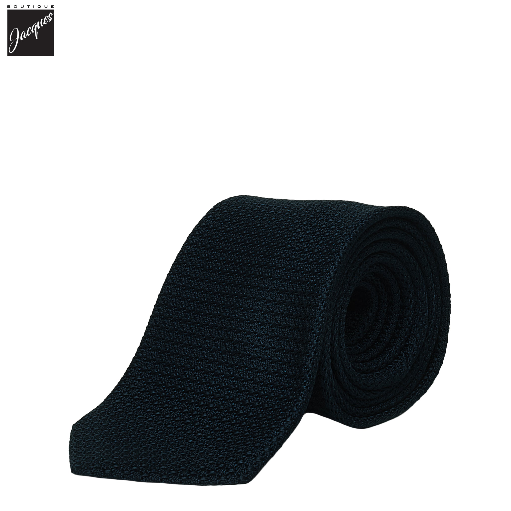 Dark Blue Silk Grenadine Tie - DION