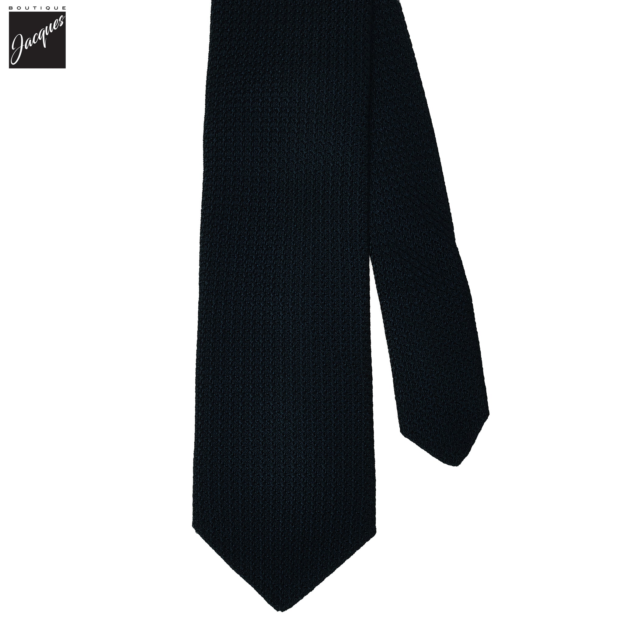 Dark Blue Silk Grenadine Tie - DION