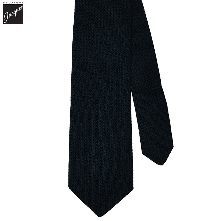 Dark Blue Silk Grenadine Tie - DION