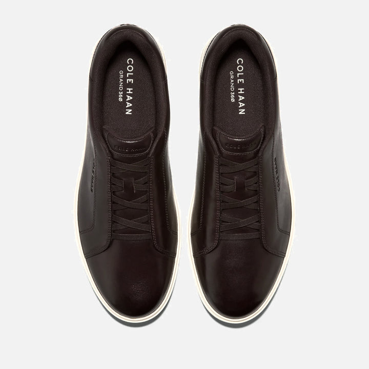 Dark Chocolate / Ivory GrandPrø Luxe Slip-On Sneakers - Cole Haan - Boutique Jacques International