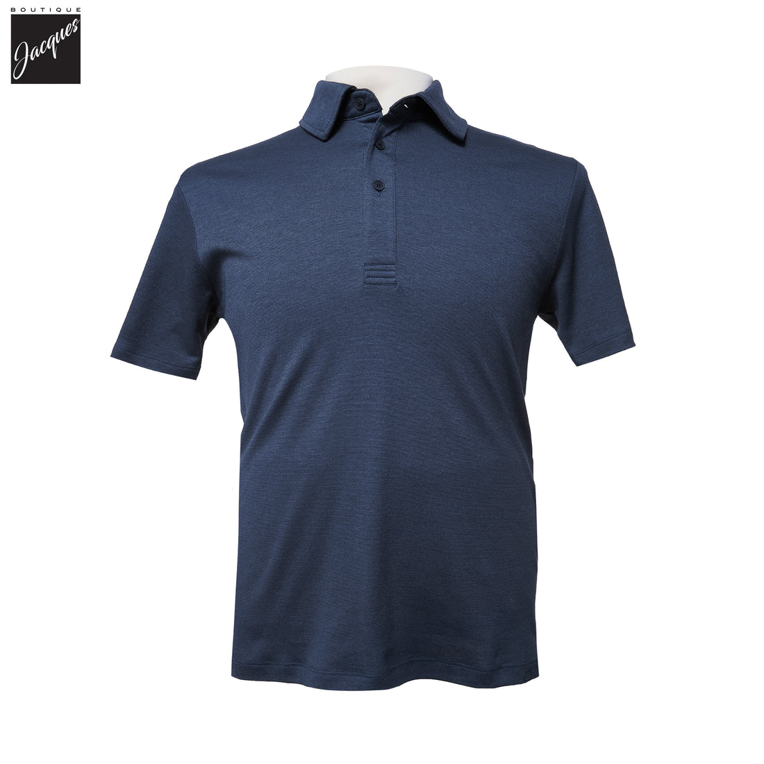 Vintage Indigo XSoft Cotton-Lyocell Interlock Polo Shirt - Paul & Shark - Boutique Jacques International