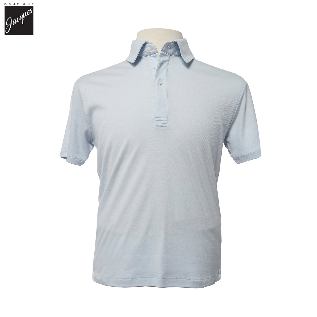 Arctic Blue XSoft Cotton-Lyocell Interlock Polo Shirt - Paul & Shark - Boutique Jacques International