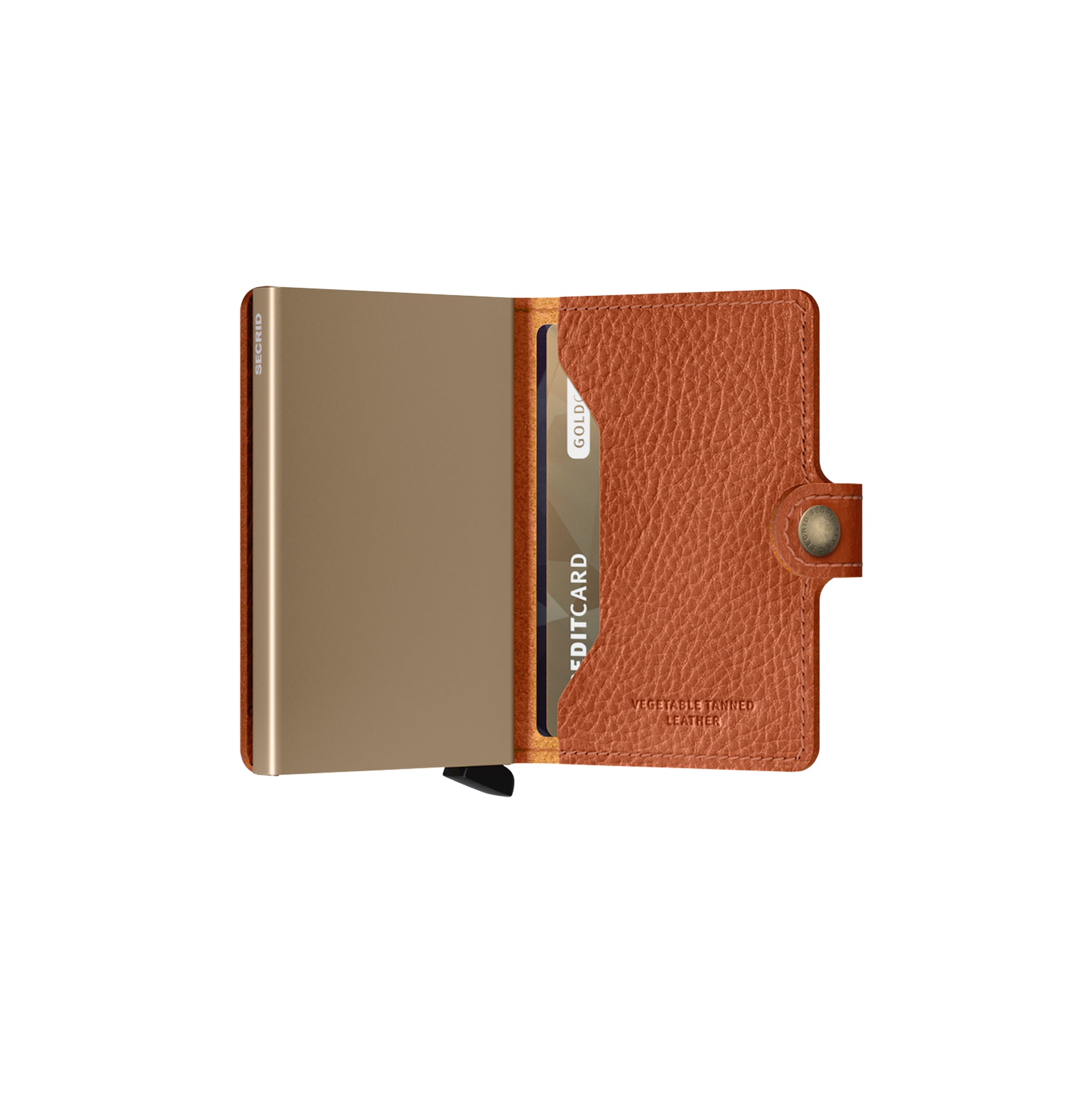 Caramello-Sand Vegetable-Tanned Leather SlimWallet - Secrid