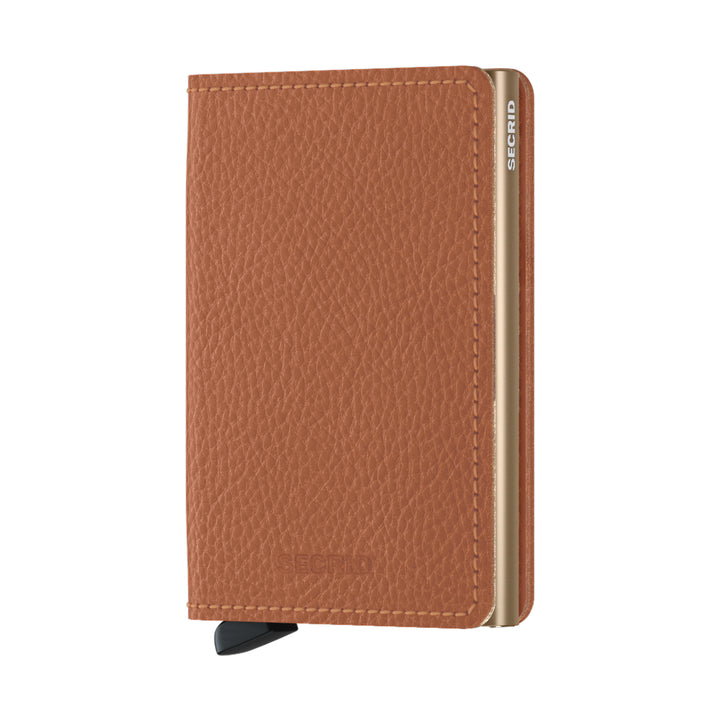 Caramello-Sand Vegetable-Tanned Leather SlimWallet - Secrid