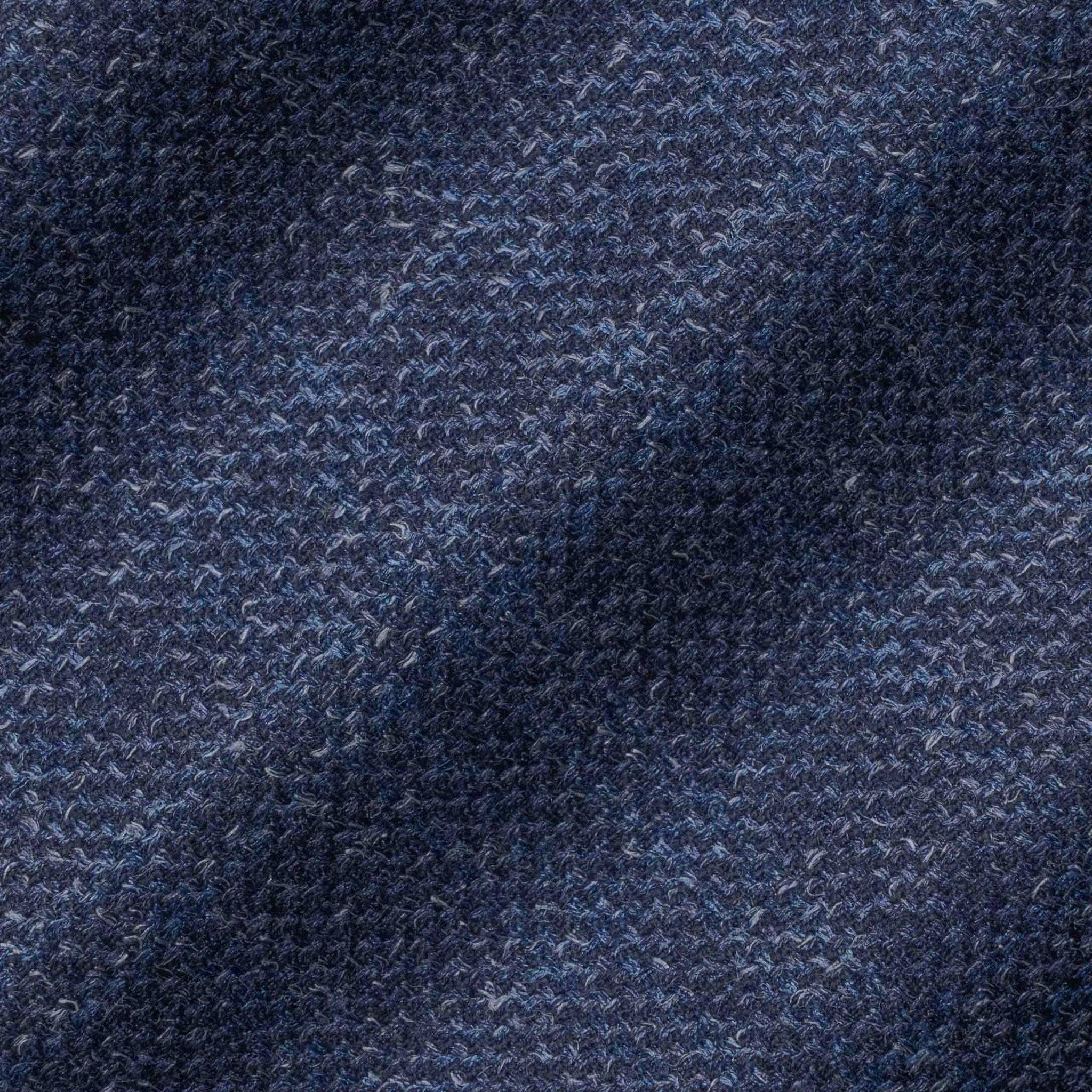 Blue Mélange Wool/Silk/Linen Montana Contemporary Fit Sport Jacket - Jack Victor