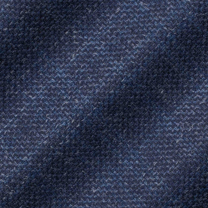 Blue Mélange Wool/Silk/Linen Montana Contemporary Fit Sport Jacket - Jack Victor