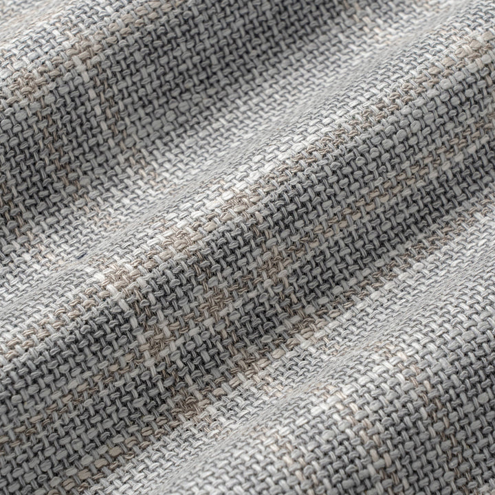 Light Gray Check Wool/Silk/Cotton Midland Contemporary Fit Sport Jacket - Jack Victor