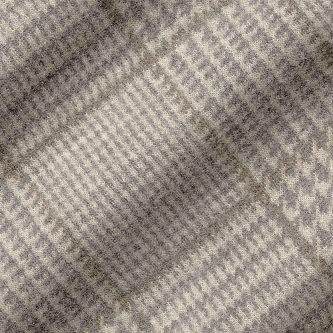 Gray Check Loro Piana Hartford Contemporary Fit Knitted Sport Jacket - Jack Victor - Boutique Jacques International