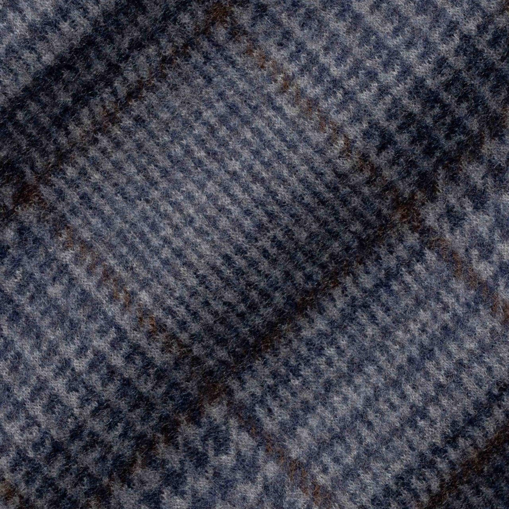 Blue Check Superfine Wool Hartford Contemporary Fit Knitted Sport Jacket - Jack Victor