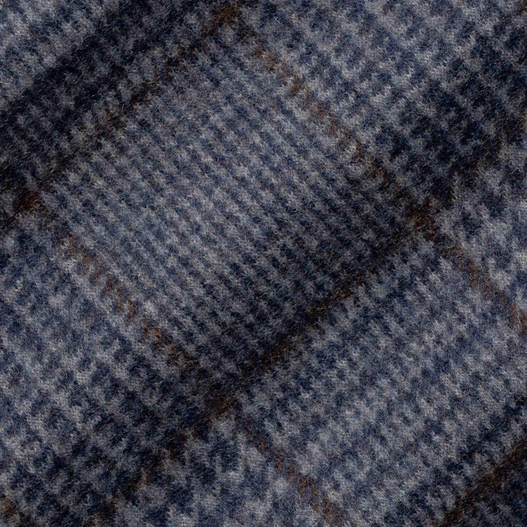 Blue Check Loro Piana Hartford Contemporary Fit Knitted Sport Jacket - Jack Victor - Boutique Jacques International