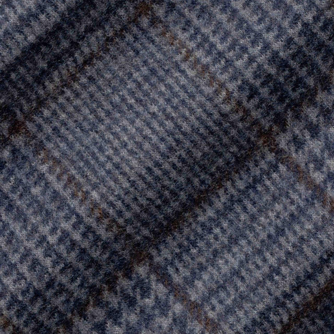 Blue Check Superfine Wool Hartford Contemporary Fit Knitted Sport Jacket - Jack Victor