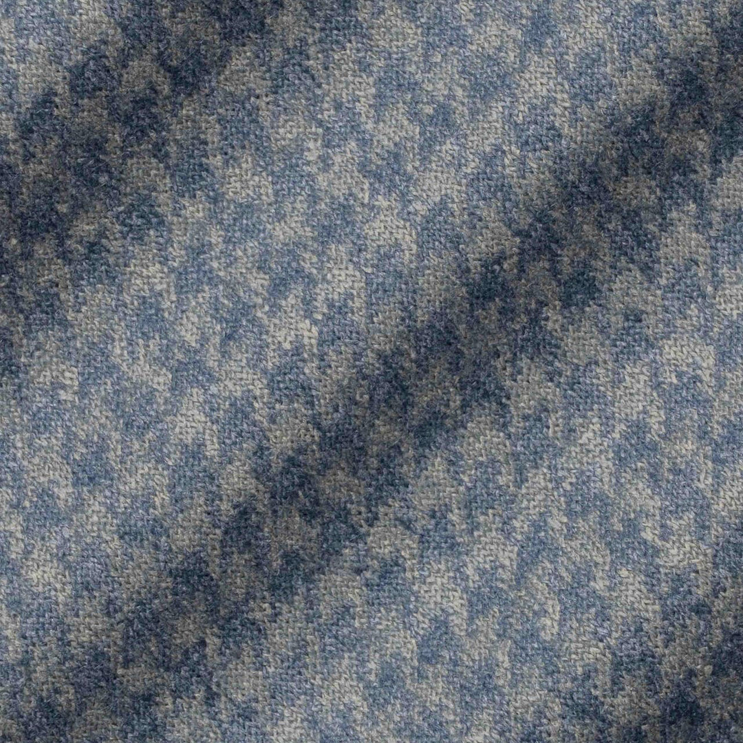 Blue Houndstooth Silk-Cashmere Hartford Contemporary Fit Unconstructed Sport Jacket - Jack Victor