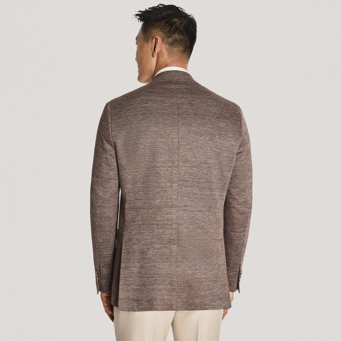 Brown Cotton-Linen Hampton Contemporary Fit Comfortwear Sport Jacket - Jack Victor - Boutique Jacques International