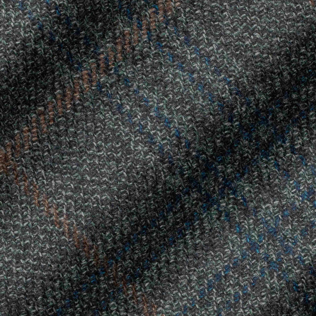Green Plaid Wool-Silk Tweed McAllen Contemporary Fit Sport Jacket - Jack Victor