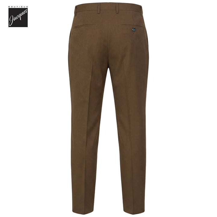 Caramel Superlight Wool-Stretch Vulcano Fit Trousers - Berwich