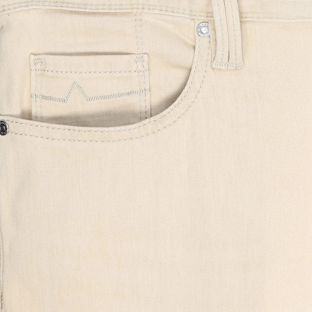 Beige Premium Regular Fit Soft Ultralight Five Pocket Pants - ALBERTO - Boutique Jacques International