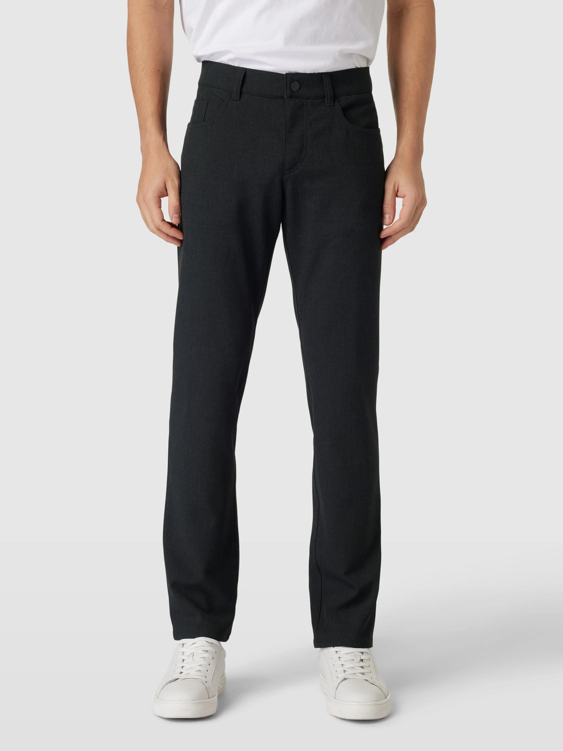 ALBERTO - PIPE Ceramica Charcoal Dress Five Pocket - Boutique Jacques International