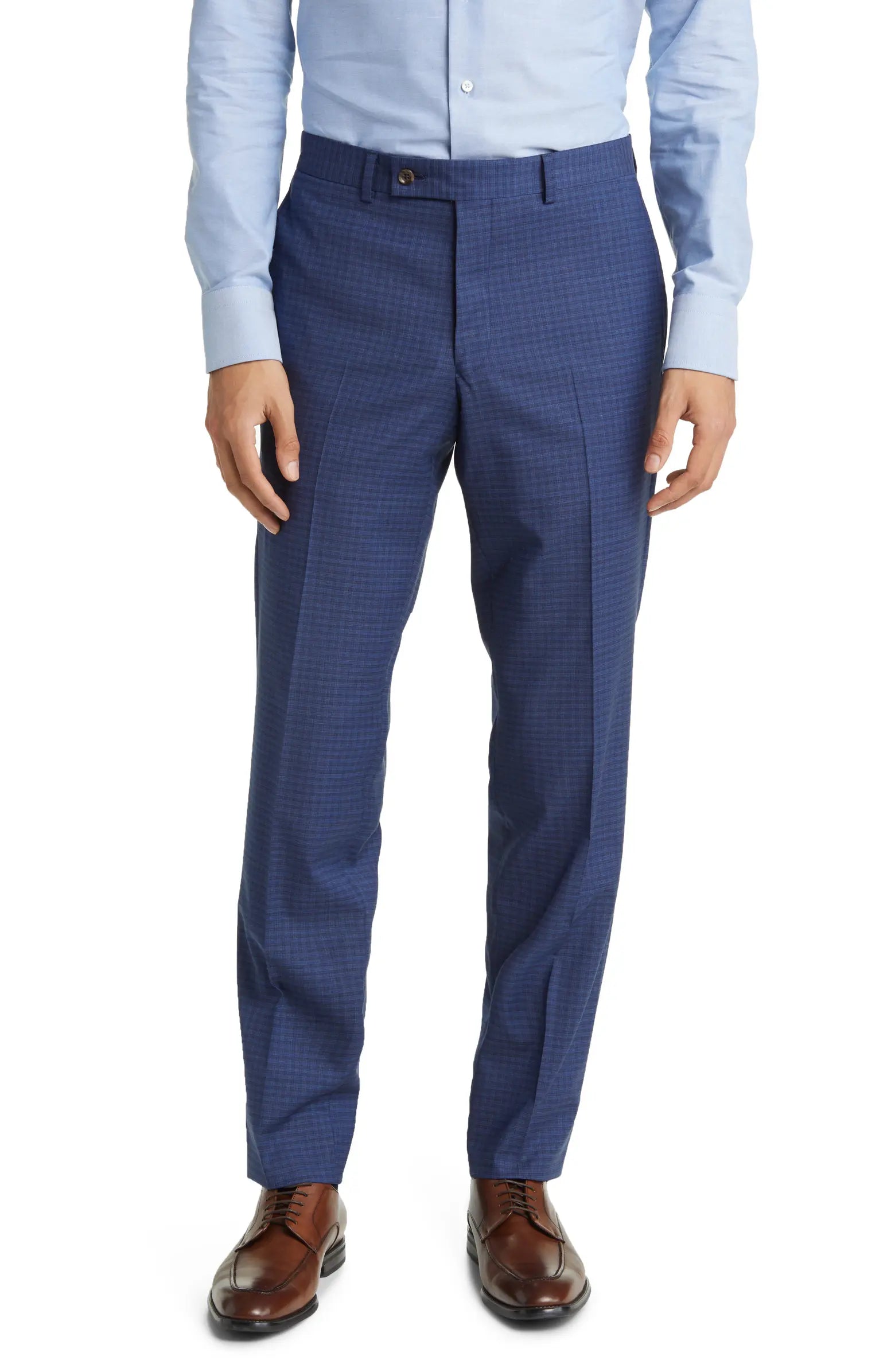 Blue Neat Check Esprit Modern Fit Suit - Jack Victor - Boutique Jacques International