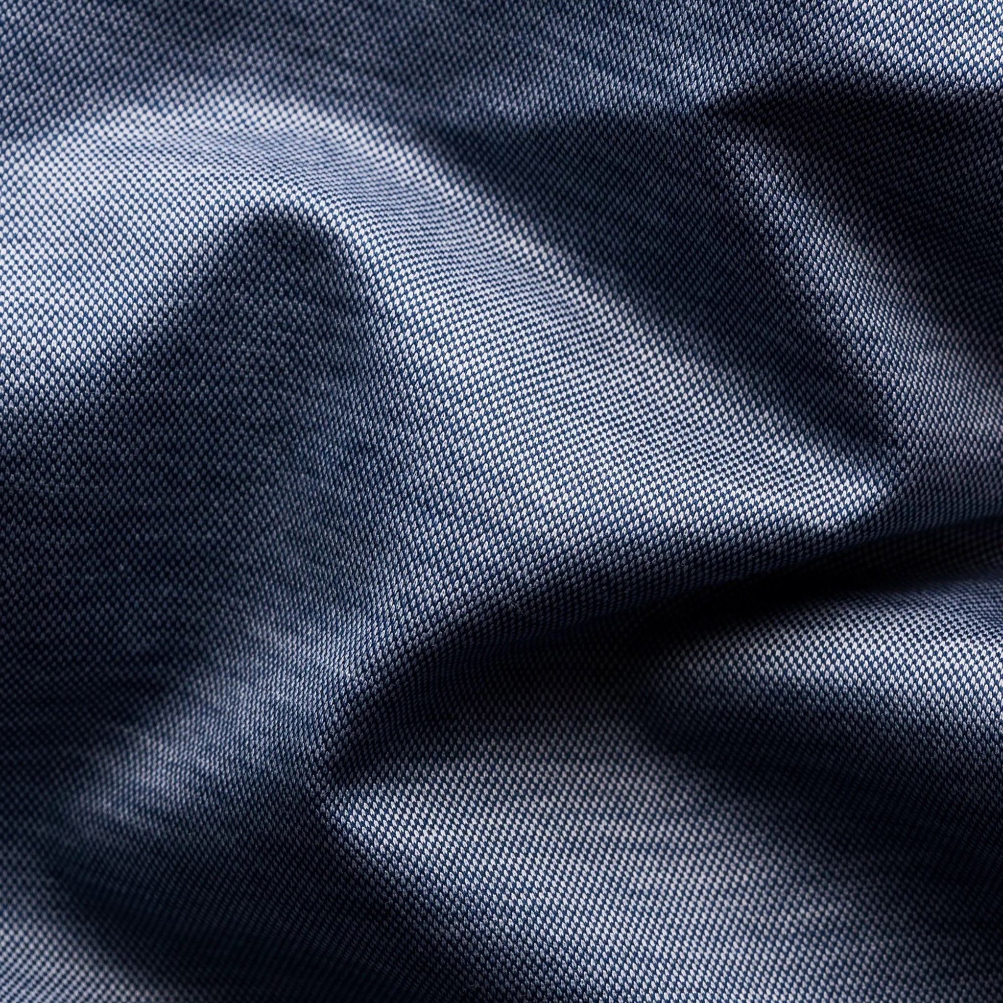 Blue Filo Di Scozia Oxford Slim Fit Shirt - ETON