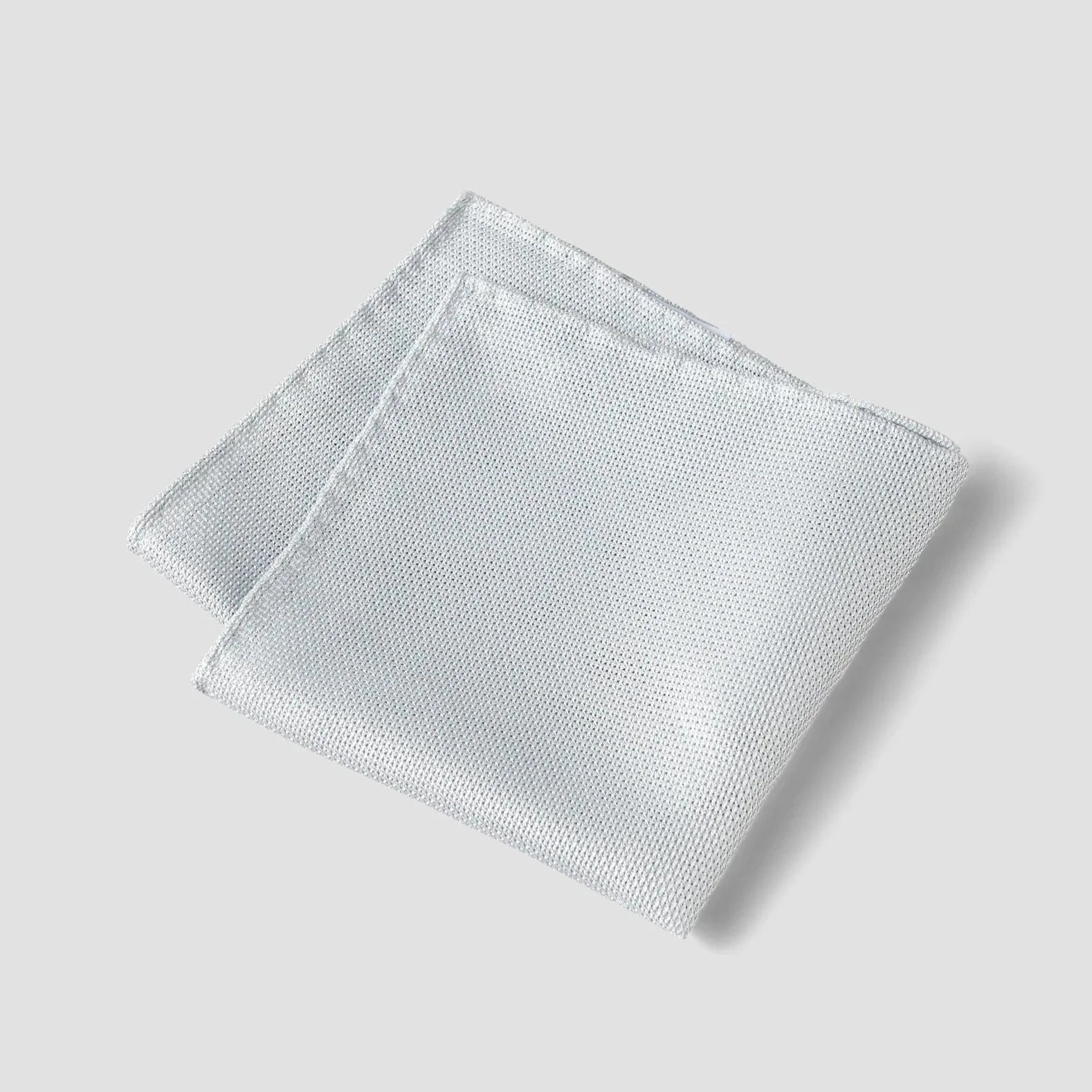 Light Blue Grenadine Silk Pocket Square - ETON