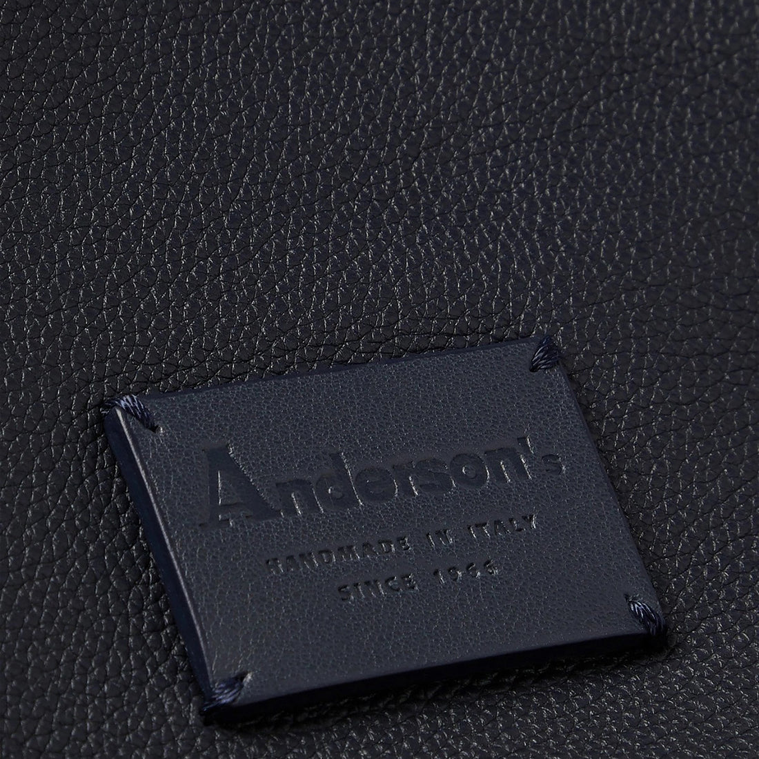 Navy Calf-Leather & Nubuck Business-Casual Backpack - Anderson's