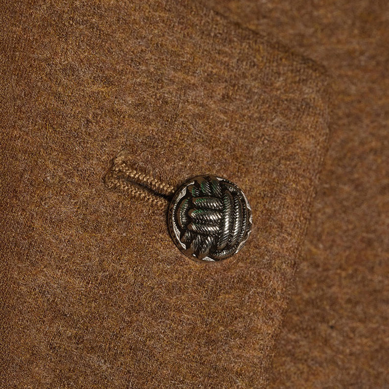 Caramel Pure Knitted Cashmere Darwin Contemporary Fit Sport Jacket - Jack Victor