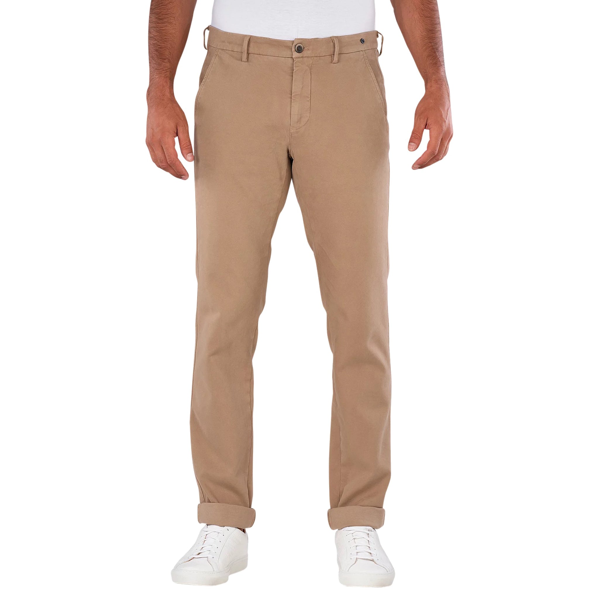 Caramel Twill Stretch Slim Fit Chino - Mason's