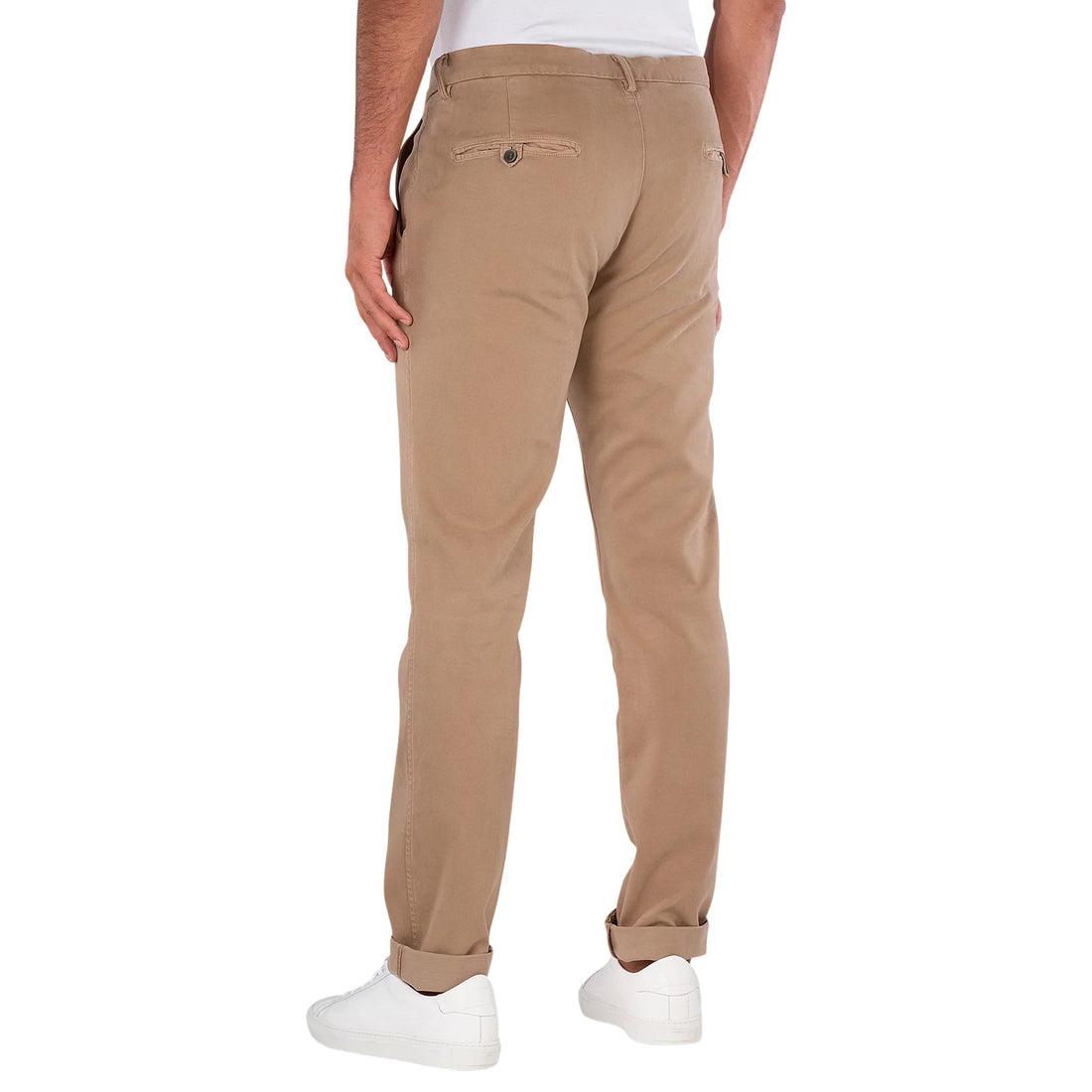 Caramel Twill Stretch Slim Fit Chino - Mason's