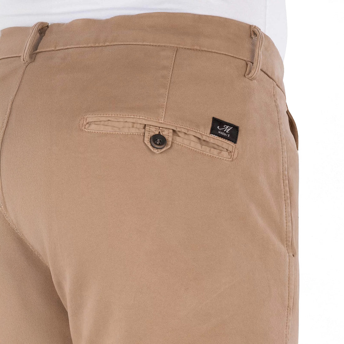 Caramel Twill Stretch Slim Fit Chino - Mason's