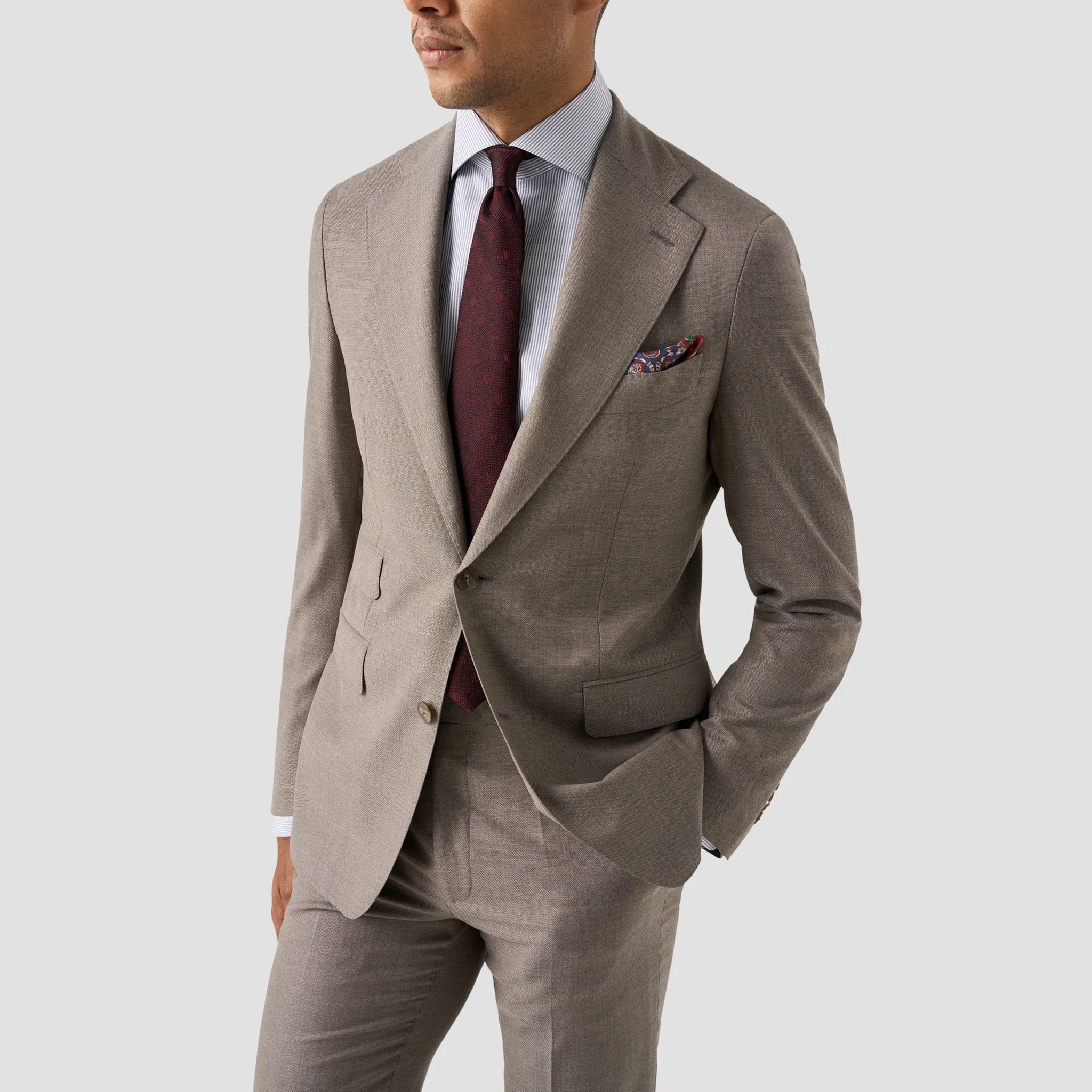 Blue Stripe Oxford Slim Fit Shirt - ETON